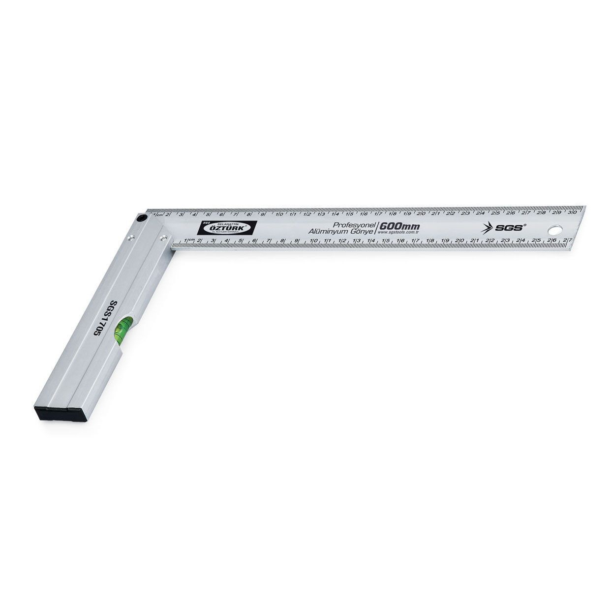 ALÜMİNYUM GÖNYE PROFESYONEL 600MM