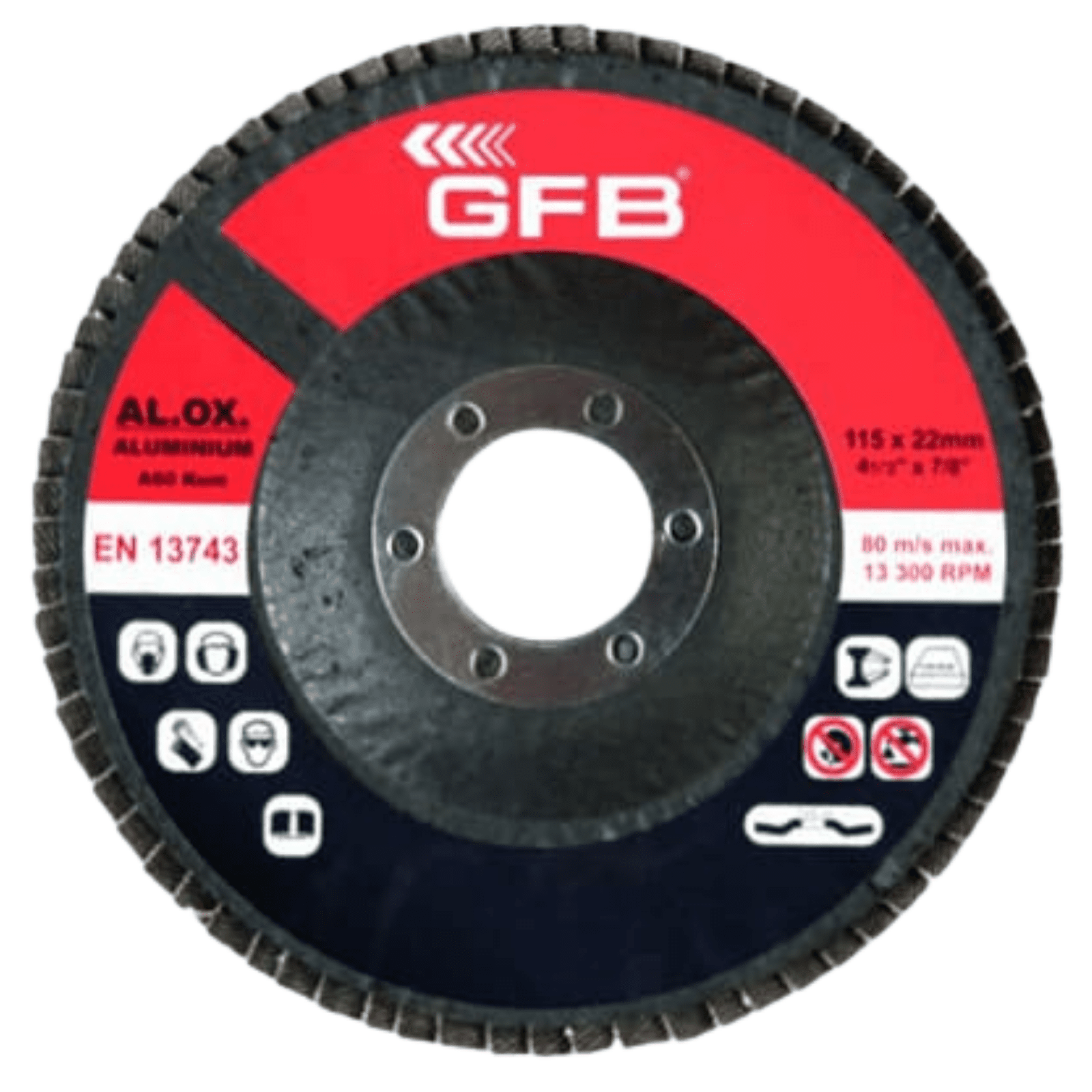 GFB Alüminyum Flap Disk Zımpara 115MM
